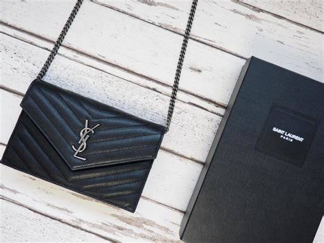 ysl woc 7.5 review|Review + Sizes: Saint Laurent Wallet on Chain + Chanel Boy Bag.